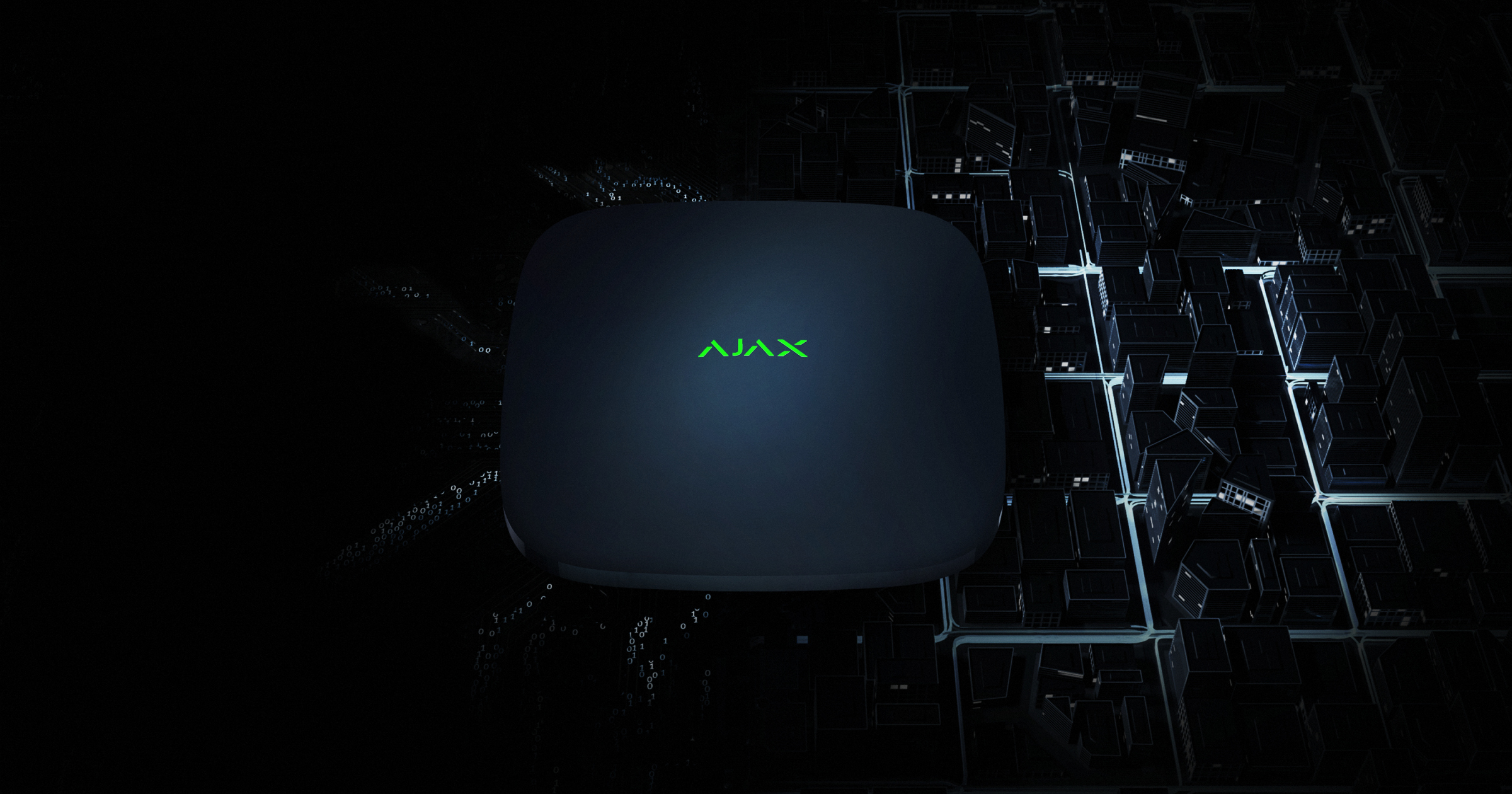  Інтелектуальний центр Ajax Hub 2 Black (2G)