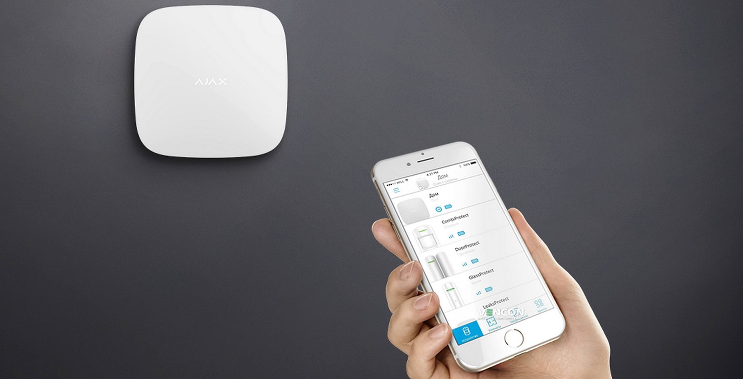 Охоронна централь Ajax Hub 2 White (2G)