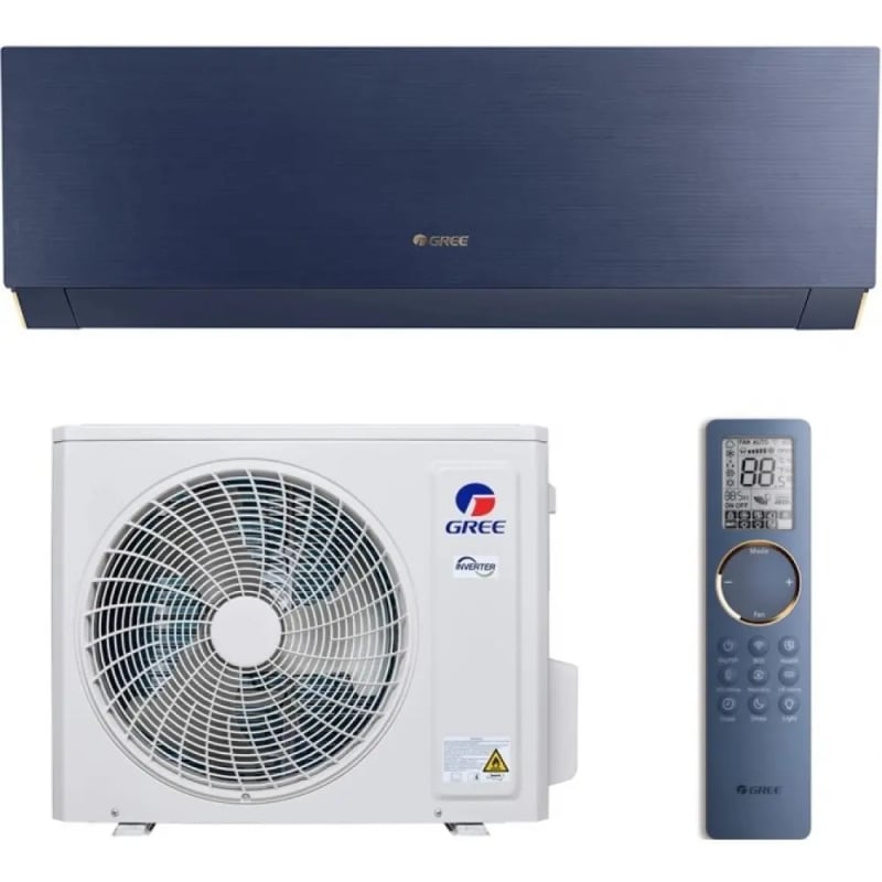 Кондиционер Gree Clivia Inverter GWH09AUCXB-K6DNA1A blue фото 1