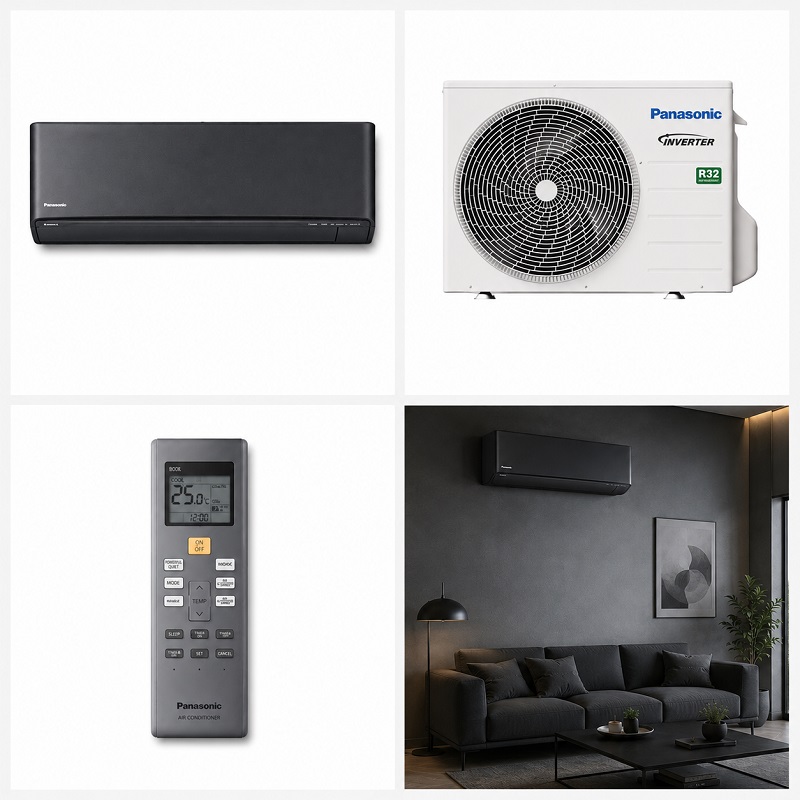 Кондиционер Panasonic Etherea CS-XZ20CKEW-H/CU-Z20CKE Graphite Grey фото 6