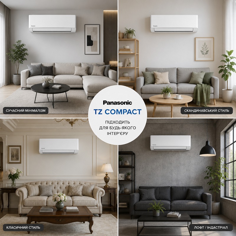 Кондиционер Panasonic TZ Compact CS-TZ20CKEW/CU-TZ20CKE фото 7