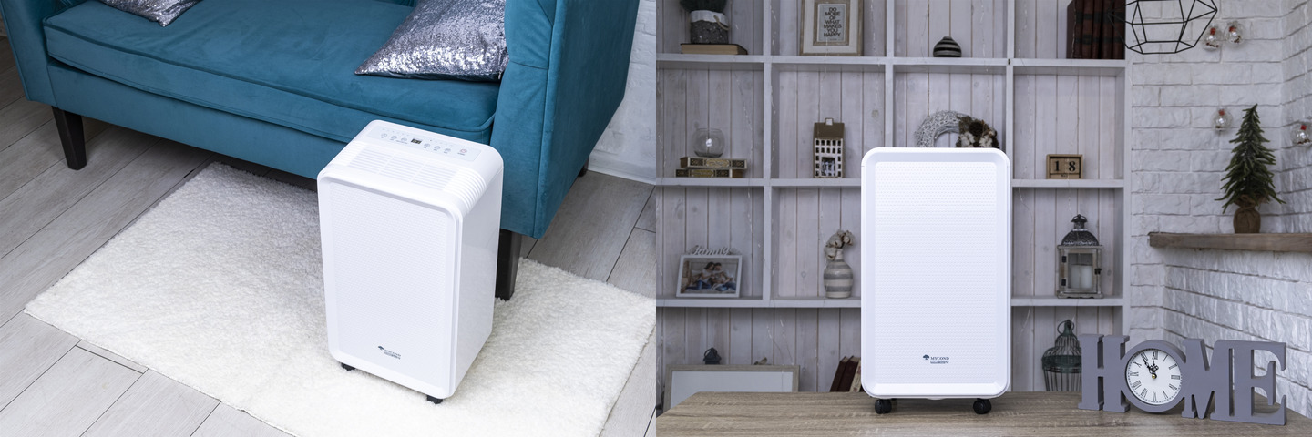 Осушитель воздуха MYCOND Roomer Smart 12 в интерьере Осушитель MYCOND Roomer Smart 12 в современном интерьере