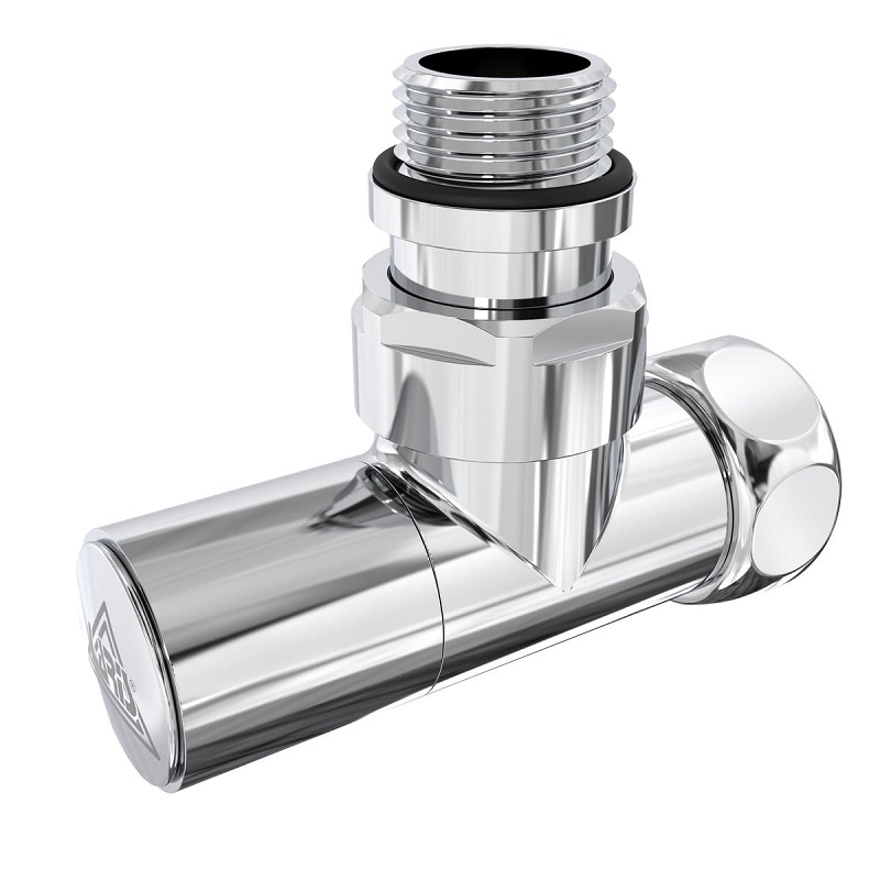 Кран угловой Laris Обычный 1/2" - 3/4" + эксцентрики 2шт. (LX-4701) фото 2