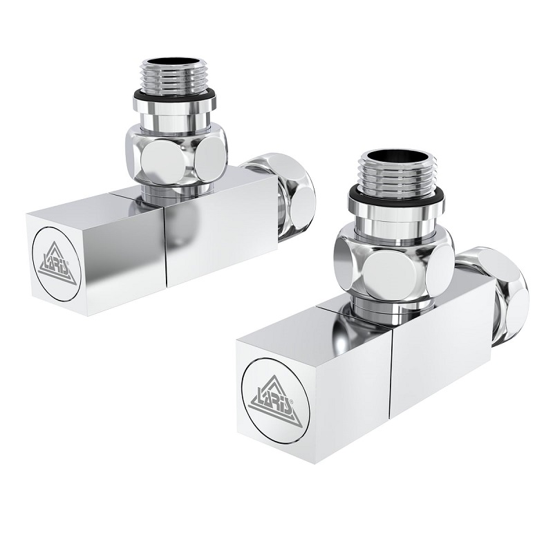 Кран кутовий Laris 1/2" - 3/4" Кватро Класік 2шт. (LX-851) фото 1