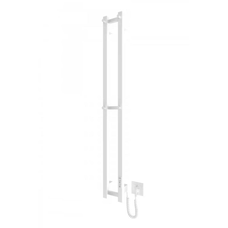 Полотенцесушитель Hygge Family электрический Slim, 1170х140х80мм, таймер-регулятор, сталь, белый матовый фото 1