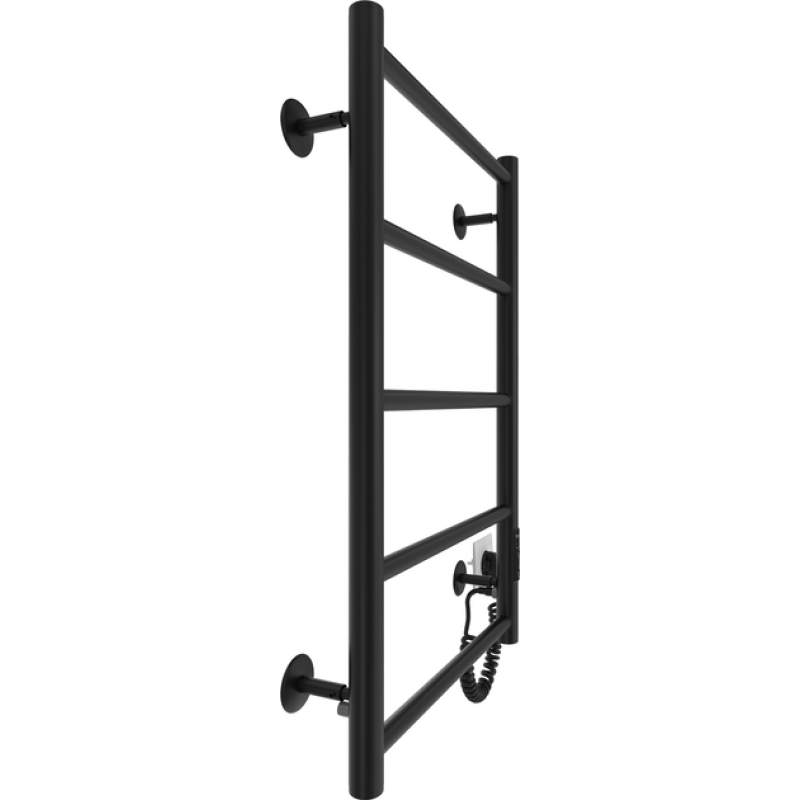 Электрический полотенцесушитель Mario Классик F НР-I 650х430/75 TR K черный фото 3