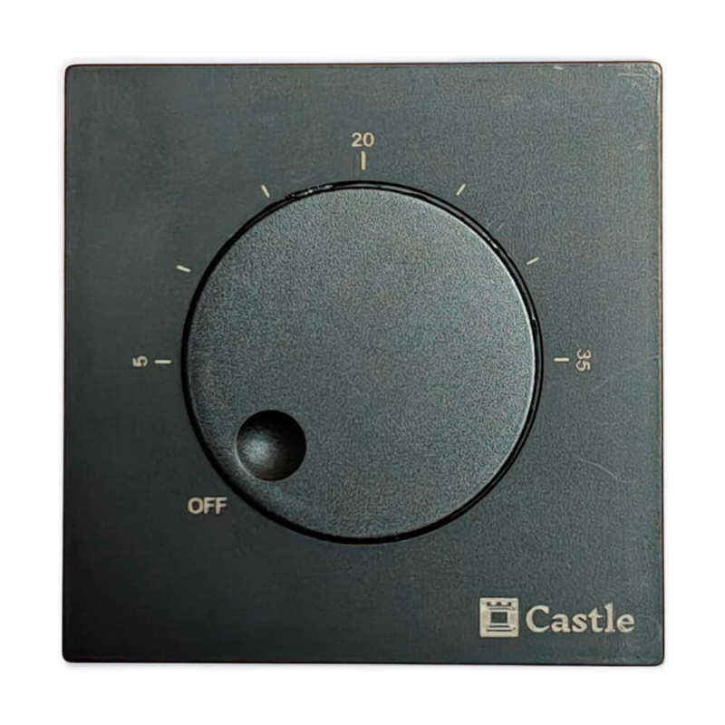 Механический терморегулятор Castle AC309 Черный фото 1