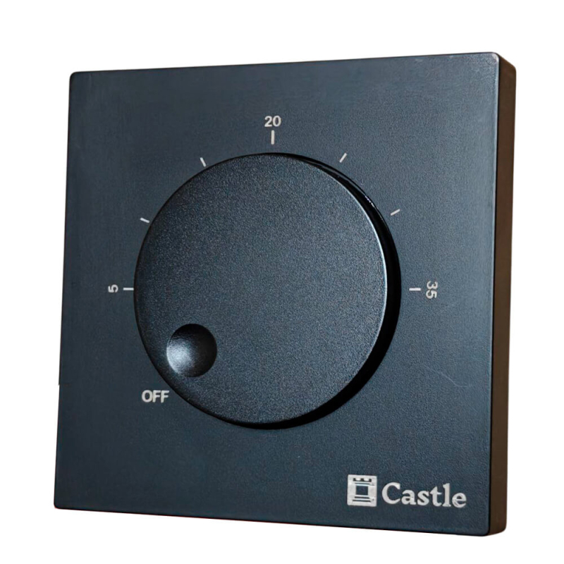 Механический терморегулятор Castle AC309 Черный фото 2