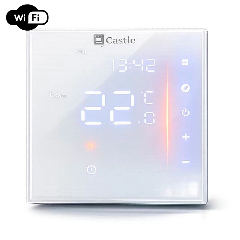 Wi-Fi Терморегулятор Castle AC601 Белый фото 1