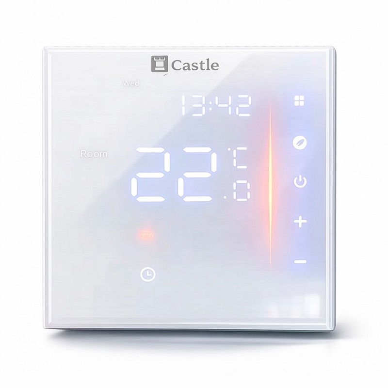 Программируемый терморегулятор Castle AC601H Белый фото 1