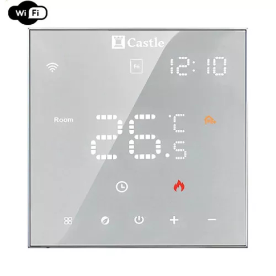 Wi-Fi Терморегулятор Castle AC602H Белый фото 1