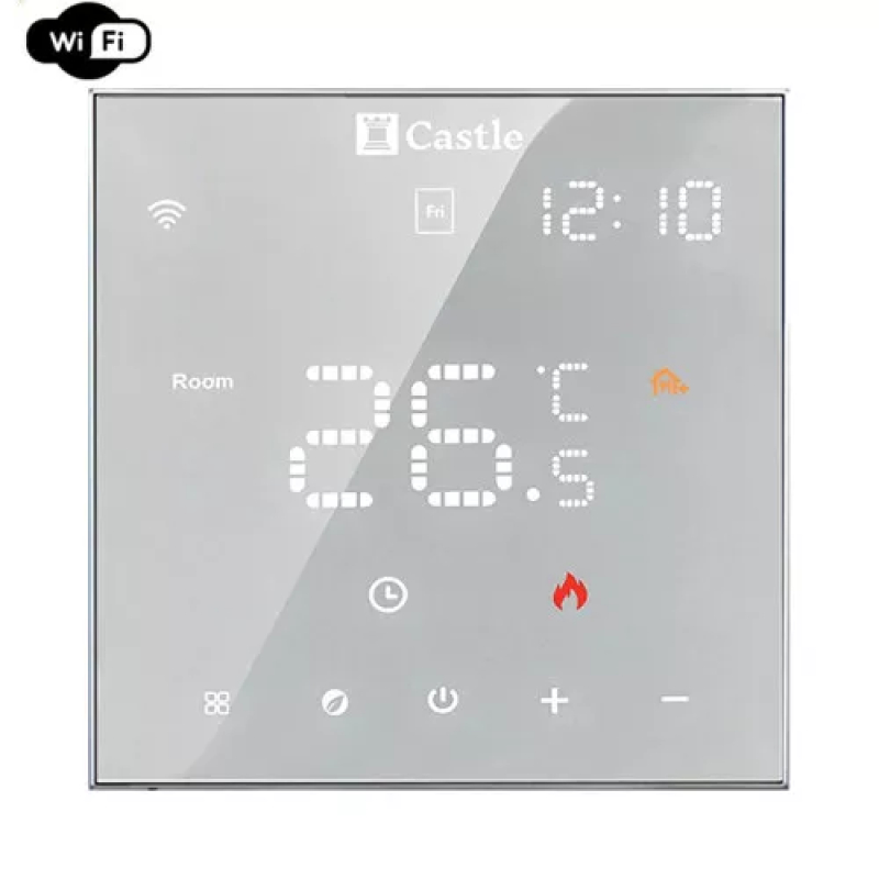 Wi-Fi Терморегулятор Castle AC602H Белый фото 1