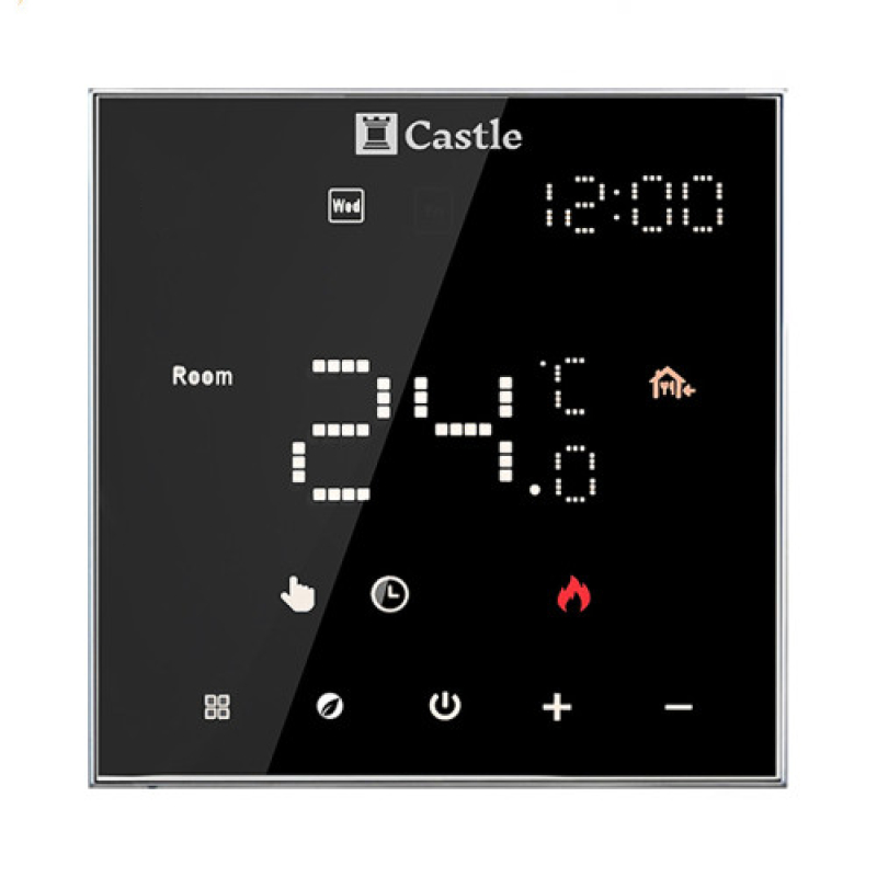 Программируемый терморегулятор Castle AC602H Черный фото 1