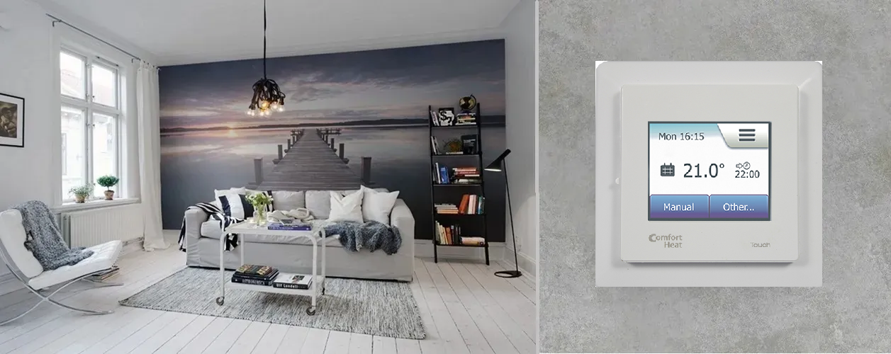 Терморегулятор Comfort Touch White недельным таймером белый