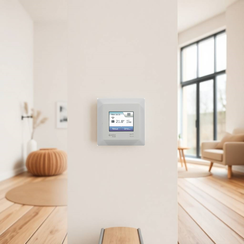 Wi-Fi Терморегулятор Comfort Touch Білий фото 10