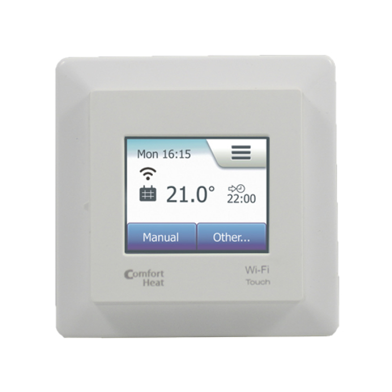 Wi-Fi Терморегулятор Comfort Touch Білий фото 2