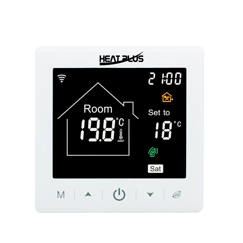 Wi-Fi терморегулятор Heat Plus M2-1.716 Білий фото 1