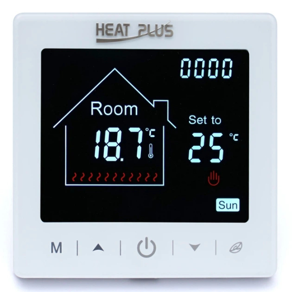 Програмований терморегулятор Heat Plus M2-1.716 Білий фото 1
