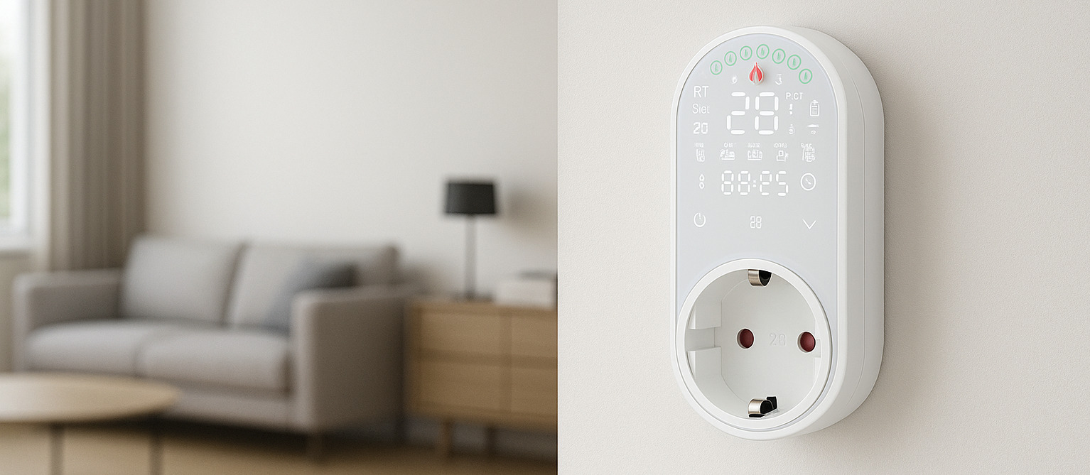 Терморегулятор In-Therm PLT 012 білого кольору