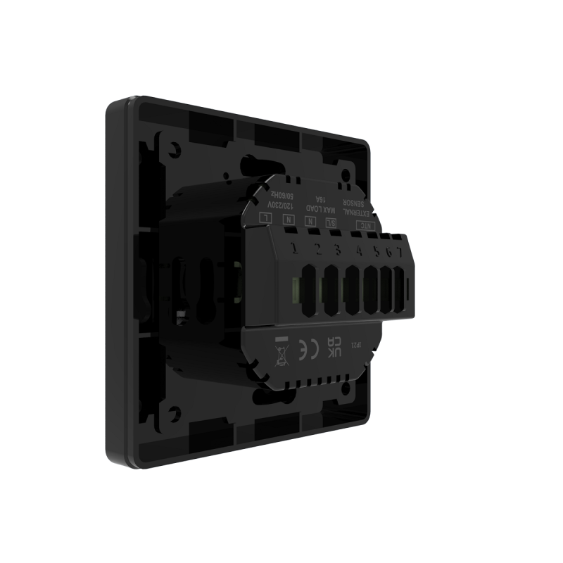 Цифровой терморегулятор In-Therm PT 029 Черный матовый фото 10