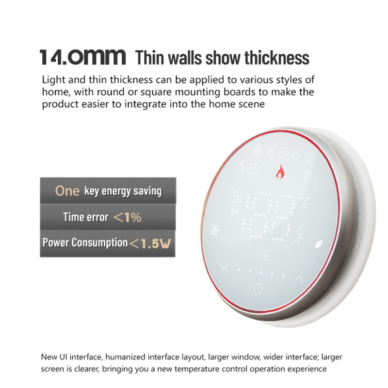 Wi-Fi Терморегулятор In-Therm PWT 601 Белый фото 9