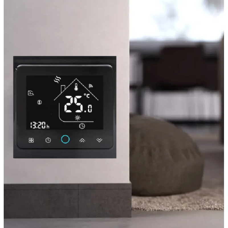 Wi-Fi Терморегулятор In-Therm PWT-002 Double Black фото 5
