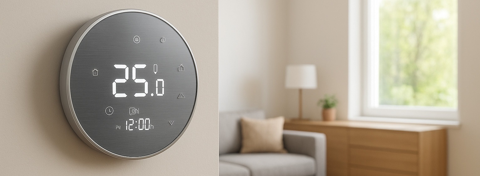 Wi-Fi Термостат In-Therm PWT 600 SILVER с программированием