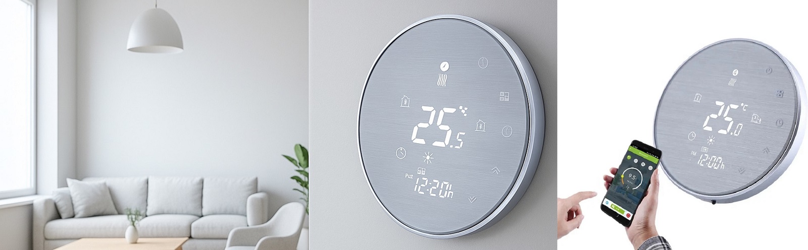 Терморегулятор In-Therm PWT 600 SILVER с Wi-Fi и программированием