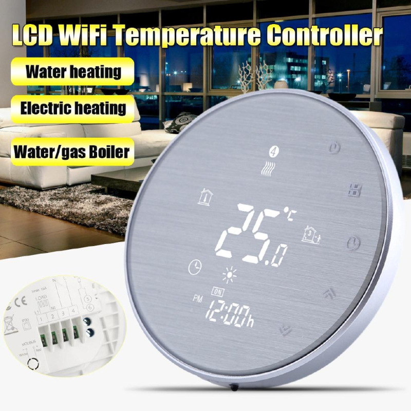 Wi-Fi Терморегулятор In-Therm PWT 600 SILVER фото 4