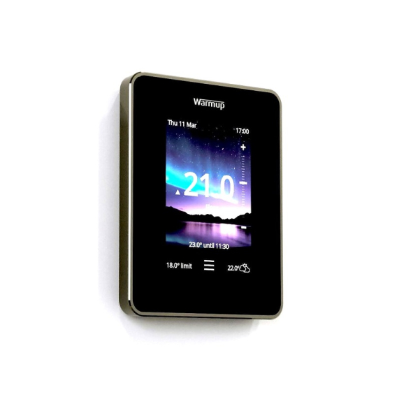 Wi-Fi Терморегулятор Warmup 7iE Smart Matter Чорний фото 1