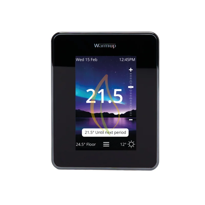 Wi-Fi Терморегулятор Warmup 7iE Smart Matter Чорний фото 2