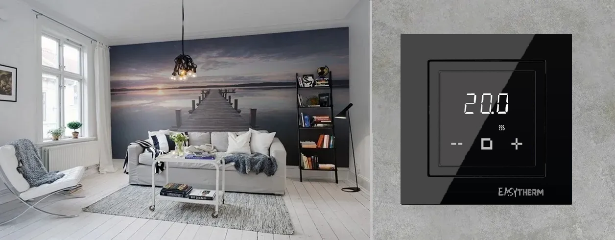 Електромеханічний цифровий терморегулятор Easytherm ET35