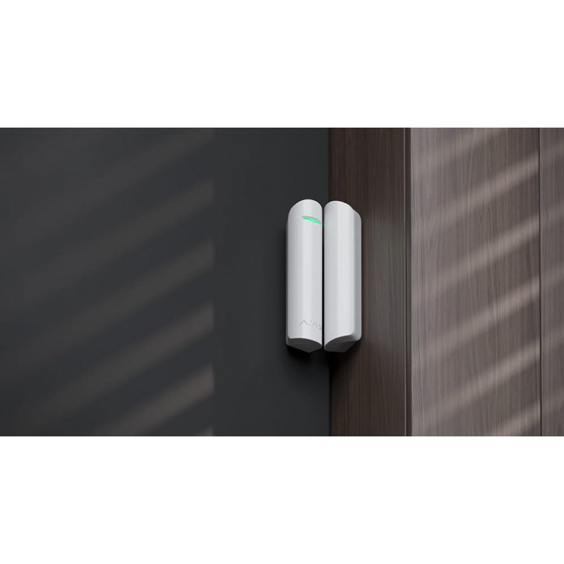 Датчик открывания дверей/окна с сенсором удара и наклона Ajax DoorProtect Plus White фото 2