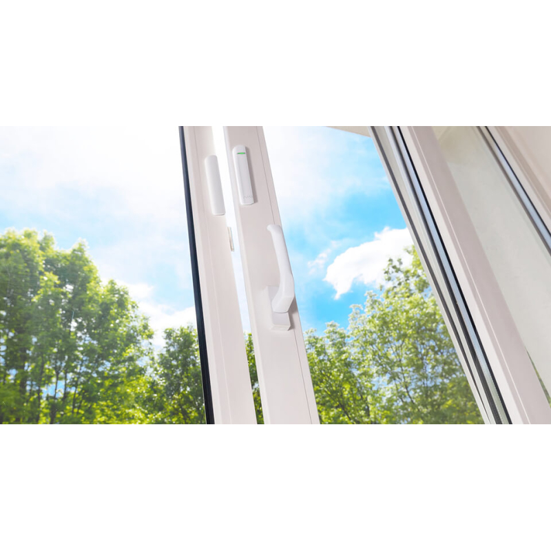 Датчик открывания дверей/окна с сенсором удара и наклона Ajax DoorProtect Plus White фото 5