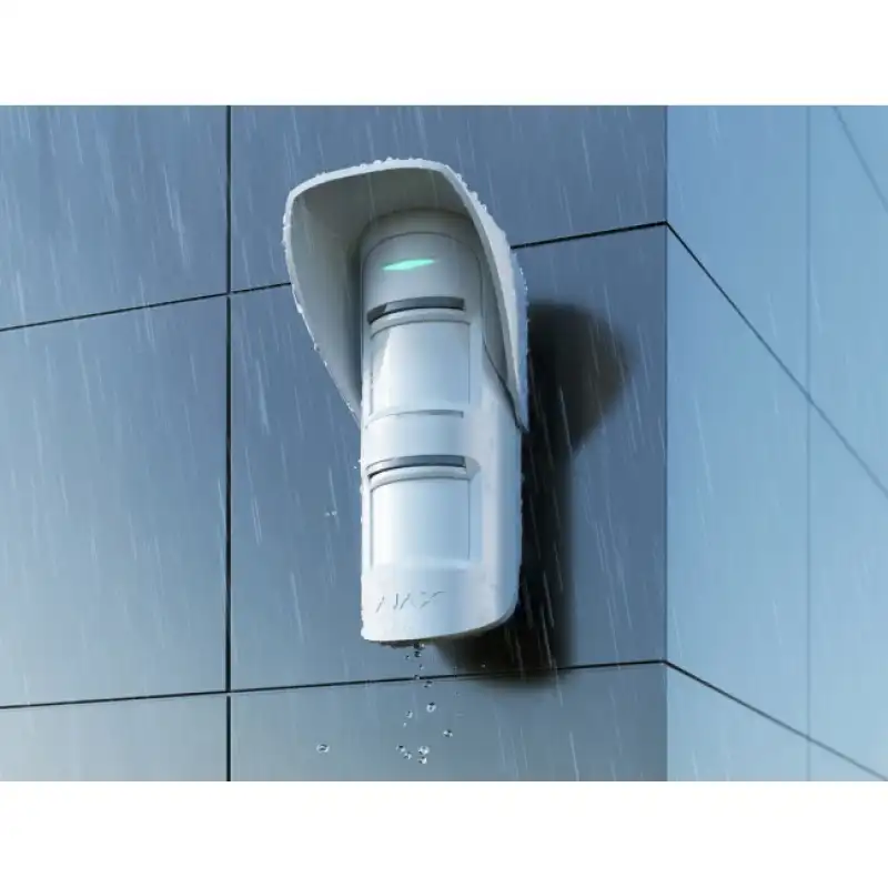 Козырек Ajax Hood для датчика движения Motion Protect Outdoor White фото 2