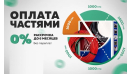 Оплата частями от Приватбанк и Монобанк