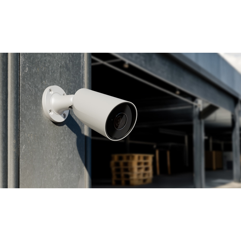 Проводная охранная IP-камера Ajax BulletCam (5 Mp/4 mm) White фото 2