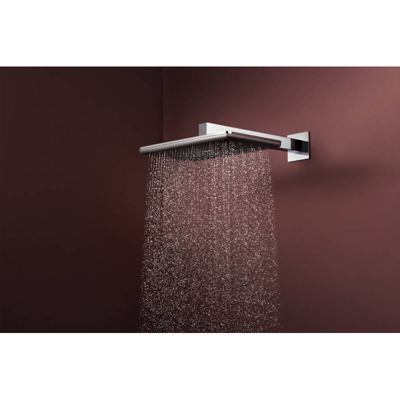 Raindance Alive Q Верхний душ 210х340мм 2jet, 10,1л/мин., с держателем из стены 390мм, хром фото 3
