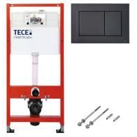 TECEbase Комплект (модуль+панель смыва TECEnow черная матовая (9040407)+крепеж+прокладка), 1120мм