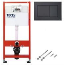 TECEbase Комплект (модуль+панель смыва TECEnow черная матовая (9040407)+крепеж+прокладка), 1120мм