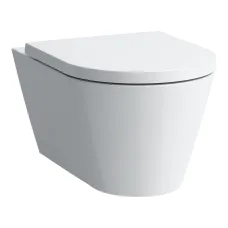 Kartell Унітаз підвісний 54,5*37 см, безобідковий, з сидінням Soft-Close, білий
