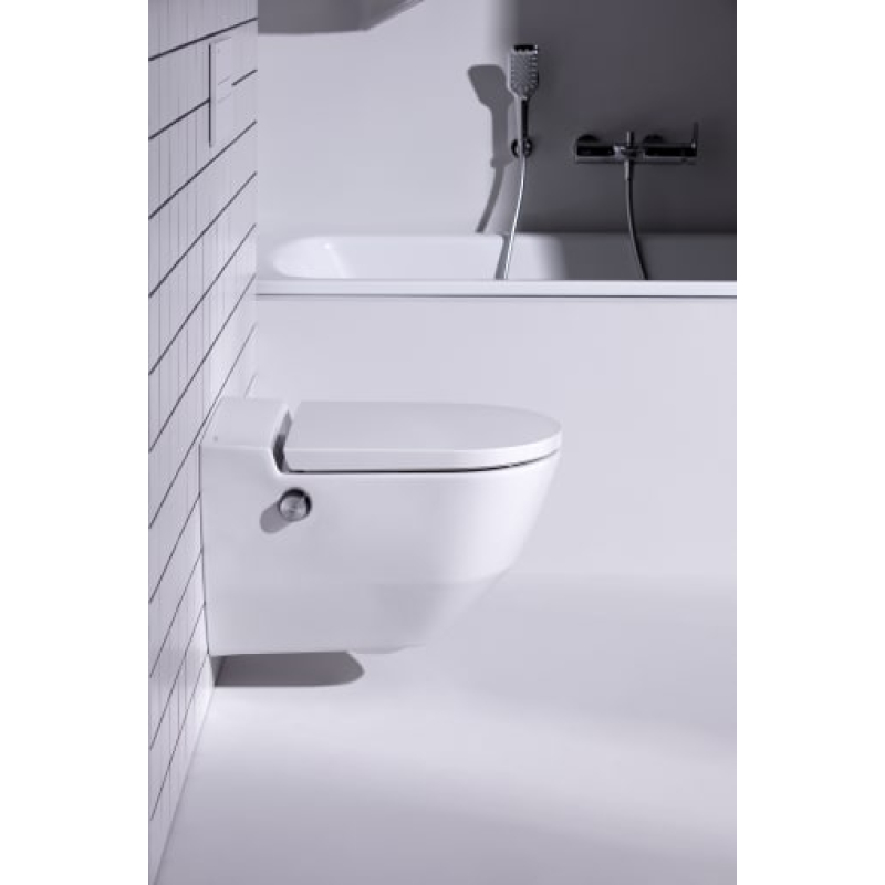 Cleanet Navia Унитаз-биде подвесной 58*37*38 см, безобедочный, с сиденьем Soft Close, белый LCC фото 5