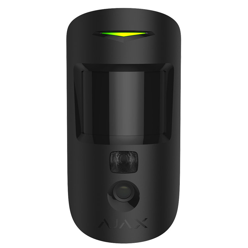 Беспроводной датчик движения Ajax HDR MotionCam Black (PhOD) фото 1