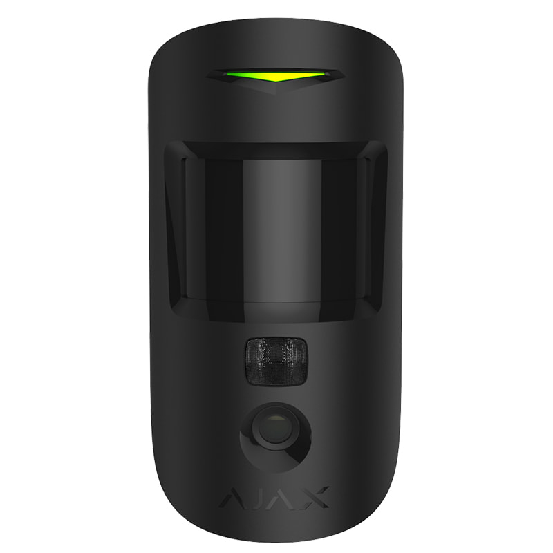 Беспроводной датчик движения Ajax HDR MotionCam Black (MotionCam) фото 1
