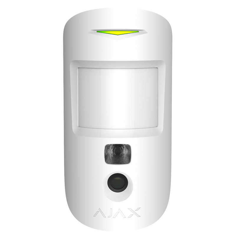 Беспроводной датчик движения Ajax HDR MotionCam White (MotionCam) фото 1
