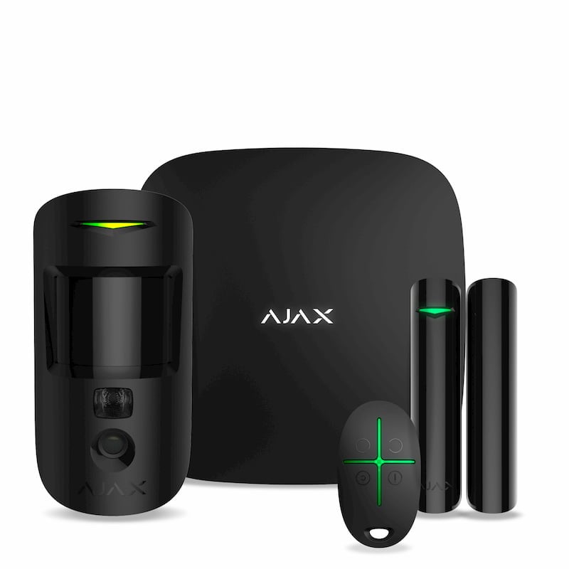 Комплект охранной сигнализации Ajax HDR StarterKit Cam Black (StarterKit Cam) фото 1