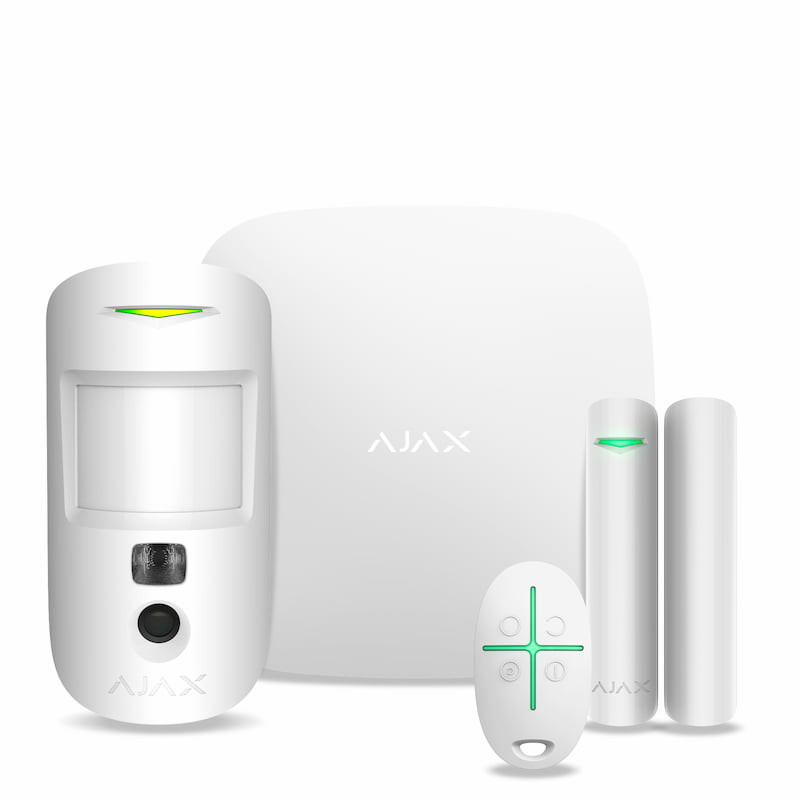 Комплект охоронної сигналізації Ajax HDR StarterKit Cam Plus White (StarterKit Cam Plus) фото 1