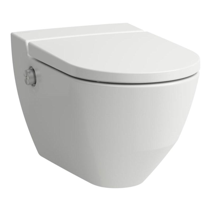 Cleanet Navia Унитаз-биде подвесной 58*37*38 см, безобедочный, с сиденьем Soft Close, белый LCC фото 1