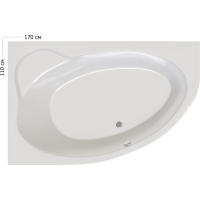 Ванна Ravak Asymmetric II 150x100 ліва CB31000000
