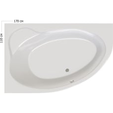 Ванна Ravak Asymmetric II 150x100 левая CB31000000